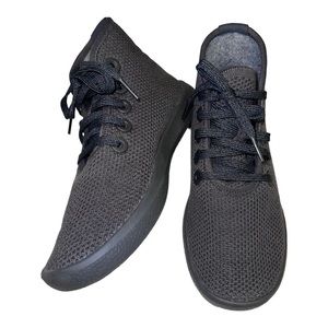 Allbirds Tree Toppers charcoal gray high top lace up sneakers